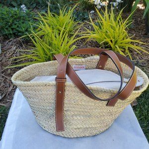 Poolside NY Straw Tote w/ Removable Liner